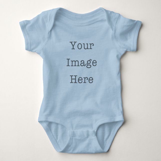 Custom Baby Jersey Bodysuit - Personalisierter Säu Baby Strampler (Vorderseite)