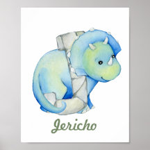 Custom Baby Kinderzimmer Decor Niedlich Dinosaurie