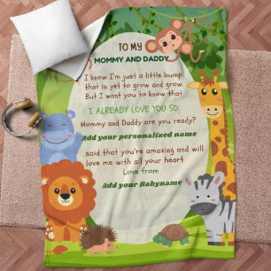 Custom Baby Message Blankets, Perfektes Säugling G Fleecedecke