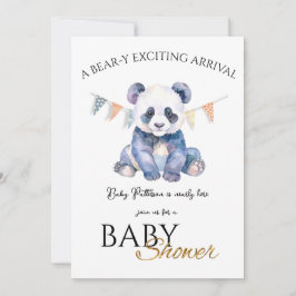Custom Baby Panda Baby Shower Einladung