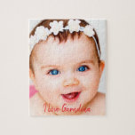 Custom Baby Photo Puzzle<br><div class="desc">“I Love Grandma” Personalized Gift Puzzle. Melt hearts with this adorable custom baby photo puzzle featuring the sweet message “I Love Grandma.” Perfect for birthdays, Mother’s Day, or just because, this high-quality jigsaw puzzle turns your favorite baby photo into a heartfelt keepsake. Personalize it with your own image and optional...</div>