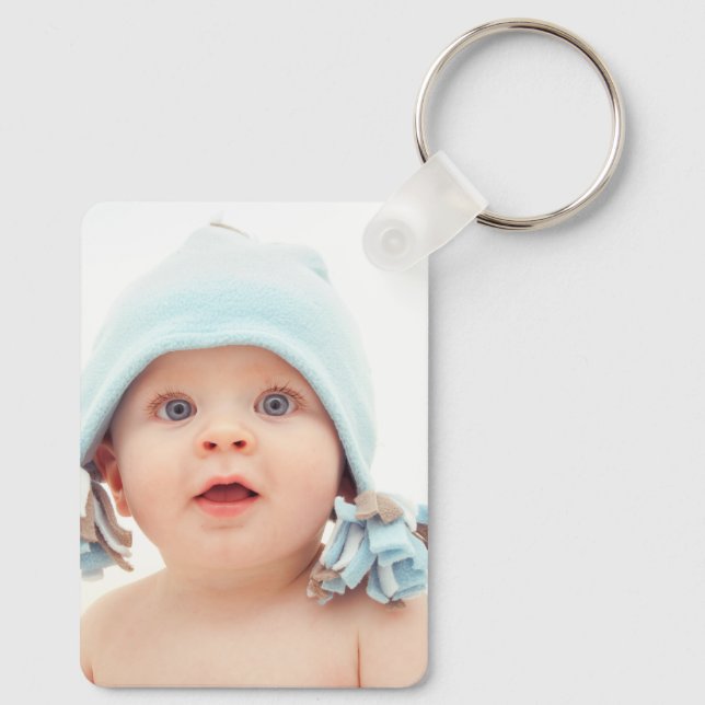Custom Baby Photo Schlüsselanhänger (Rückseite)