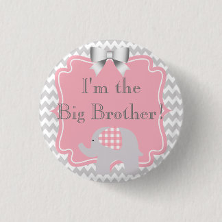 Custom Baby Shower Party Ich bin der Big Bro Butto Button