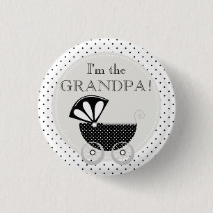 Custom Baby Shower Party Ich bin der Opa Button