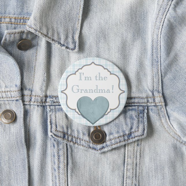 Custom Baby Shower Party Ich bin die Oma-Taste Button (Beispiel)