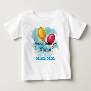 Custom Baby's First Birthday T - Shirt