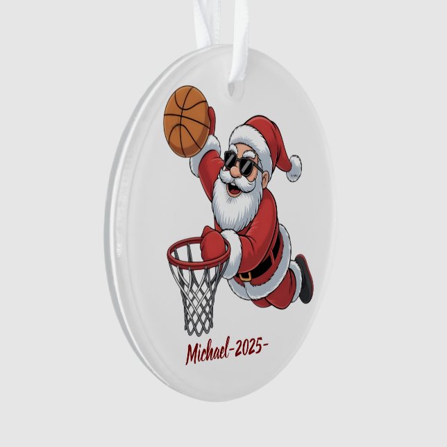 Custom Babys First Christmas Bauble, Baby 2025 Ornament (Vorderseite)