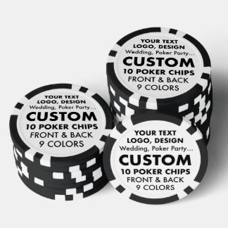 Custom BACHELOR PARTNER Poker Casino Pokerchips