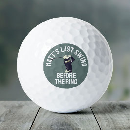Custom Bachelor Party Bevorzugen Golf Trip Trauzeu Golfball