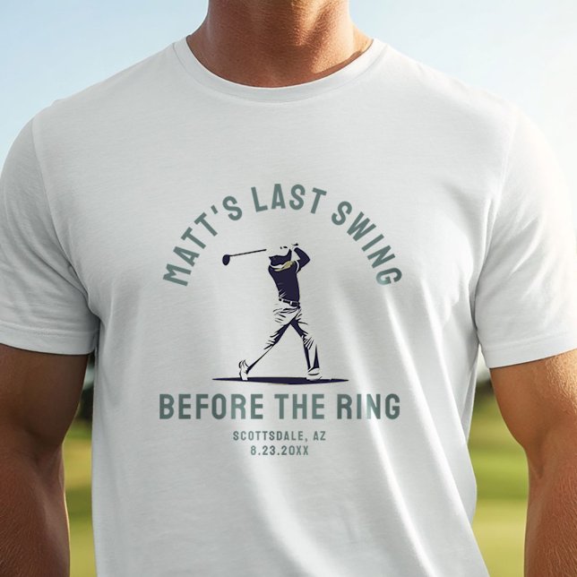 Custom Bachelor Party Bevorzugen Golf Trip Trauzeu T-Shirt (Von Creator hochgeladen)