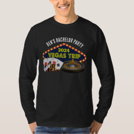 Custom Bachelor Party Las Vegas Trip Long Sleeve T-Shirt