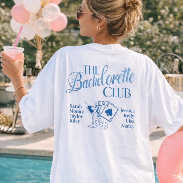 Custom Bachelorette Club Hoodie – Personalized  T-Shirt (Von Creator hochgeladen)