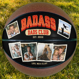 Custom Badass Vater Club Retro Coole Fotomaterial Basketball