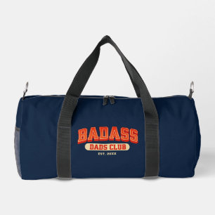 Custom Badass Vater Club Retro Cooler Trendy Fun Duffle Bag
