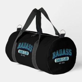 Custom Badass Vater Club Retro Cooler Trendy Fun Duffle Bag