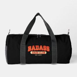 Custom Badass Vater Club Retro Cooler Trendy Fun Duffle Bag