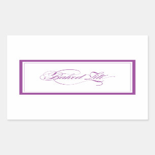 Custom_Baked Ziti Rechteckiger Aufkleber