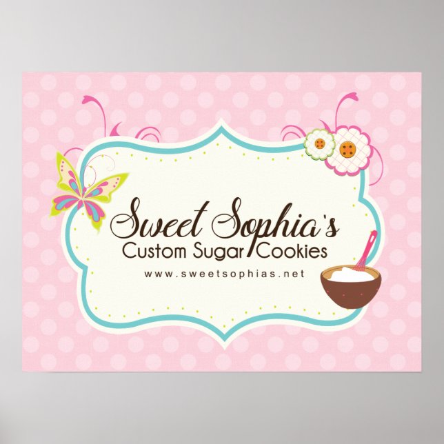 Custom Bakery Poster (Vorne)