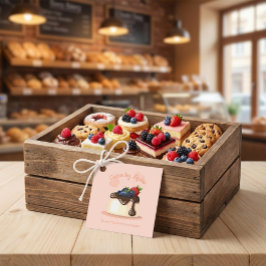 Custom Bakery Thank You Tag Geschenkanhänger