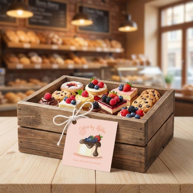 Custom Bakery Thank You Tag Geschenkanhänger (Von Creator hochgeladen)