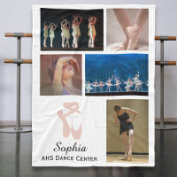 Custom Ballet 5 Foto Collage Dancer Name