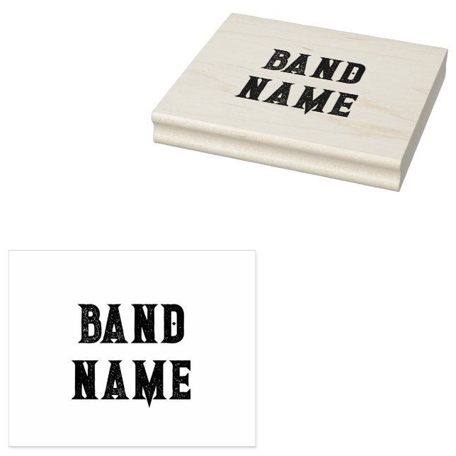 Custom Band Merge Gummistempel (Stempel)