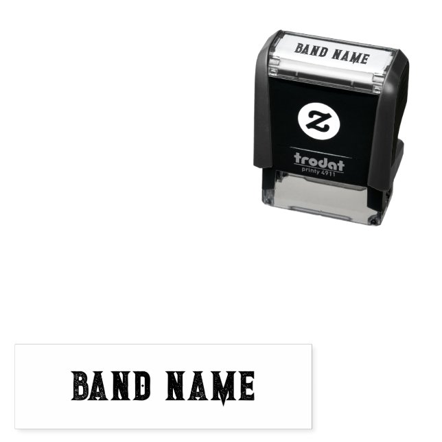 Custom Band Merge Permastempel (Beispiel)