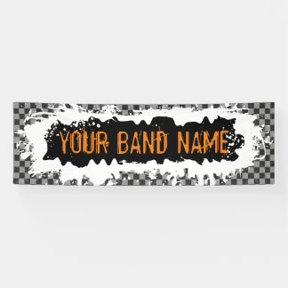 Custom Band Name Merck Punk Rock Show Gig Festival Banner