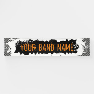 Custom Band Name Merck Rock Show Punk Gig Festival Banner
