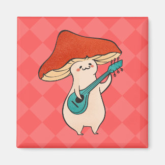 Custom Banjo Mushroom Toadstool 3D Formen Magnet