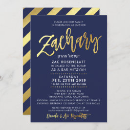 CUSTOM Bar Mitzvah Einladung für die Zacharenflott