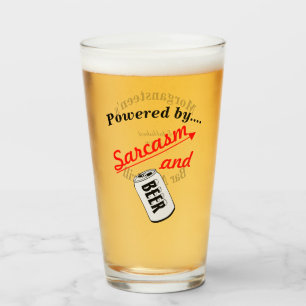Custom Bar or Mancave Powered by Sarcasm und Bier Glas