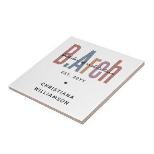 Custom BArch Bachelor of Architecture Abschluss Fliese