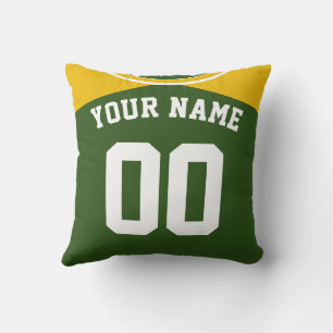 Custom Baseball Jersey Name & Number Pillow Kissen