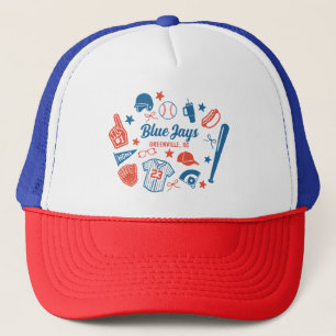 Custom Baseball Mama Proud Softball Mama Game Day Truckerkappe