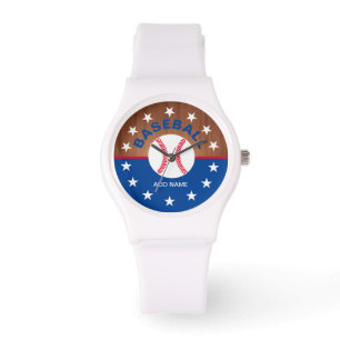 Custom Baseball Sports Women Armbanduhr