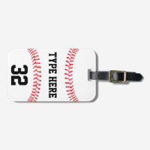 Custom Baseball Team Name Player Number Sports Bag