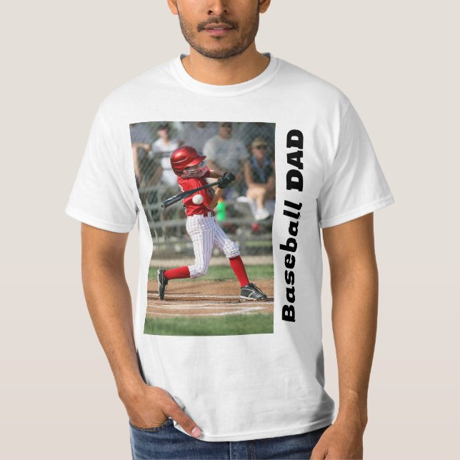 Custom Baseball Vater T - Shirt (Vorderseite)
