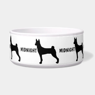 Custom Basenji Dog Bowl Napf