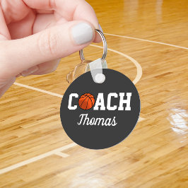 Custom Basketball Coach Name Geschenk Schlüsselanhänger