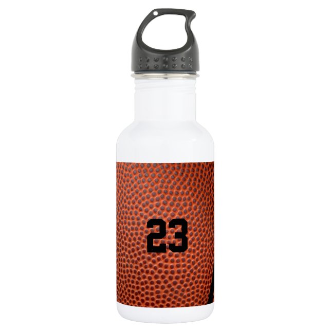 Custom Basketball Edelstahlflasche (Vorderseite)