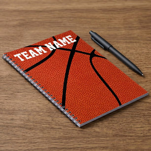 Custom Basketball Player, Coach oder Team Notebook Notizblock