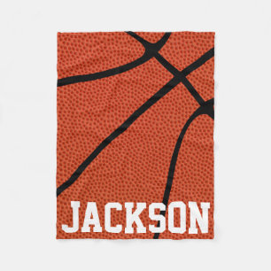 CUSTOM Basketball Skin Fleece Blankon