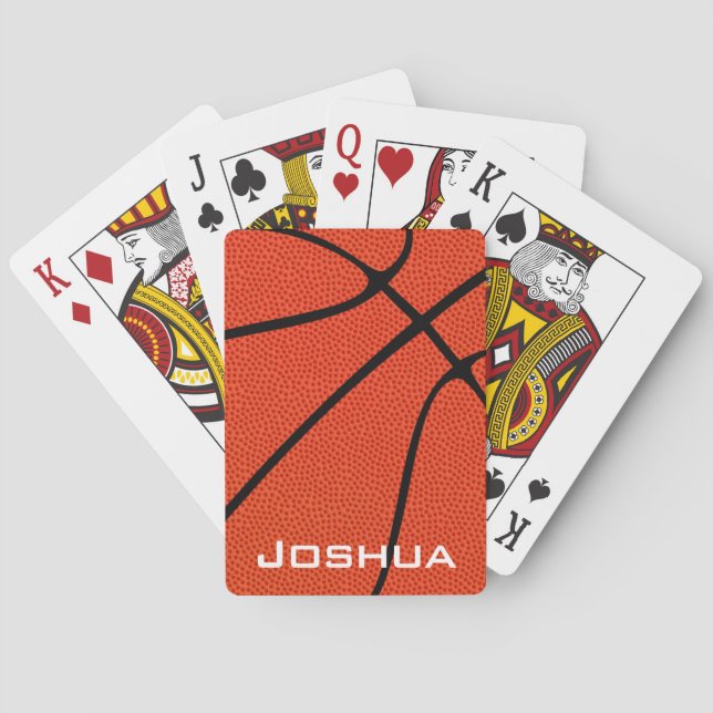 Custom Basketball Skin Playing Cards Spielkarten (Rückseite)