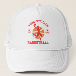 Custom Basketball Team Player Trucker Hat-Geschenk Truckerkappe