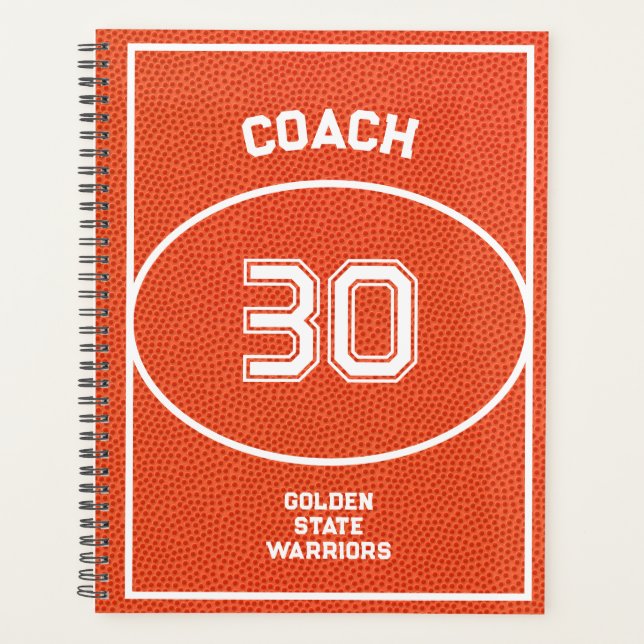 Custom Basketball Textured Orange Planer (Vorderseite)