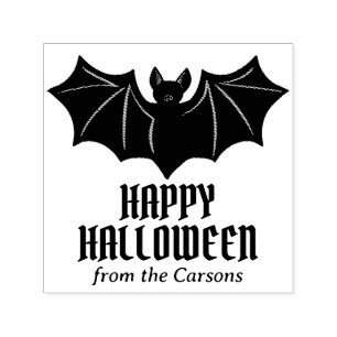 Custom Bat Happy Halloween Geschenk Briefmarke Permastempel
