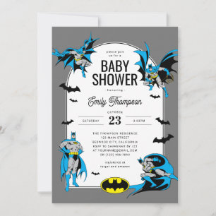 Custom Batman Baby Shower Einladung