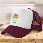 Custom Beach Cruise Family Wiedersehen Matching Re Truckerkappe<br><div class="desc">Auf einer Kreuzfahrt mit der Familie? Passen Sie diese Retrodesigns für die ganze Familie an, indem Sie Ihren Familiennamen, Ihren eigenen Text und das Jahr des Abenteuers hinzufügen. Ich hoffe, es geht nicht nur um das coole Design, das Sie in den Augen haben, sondern auch darum, dass Sie es nie...</div>
