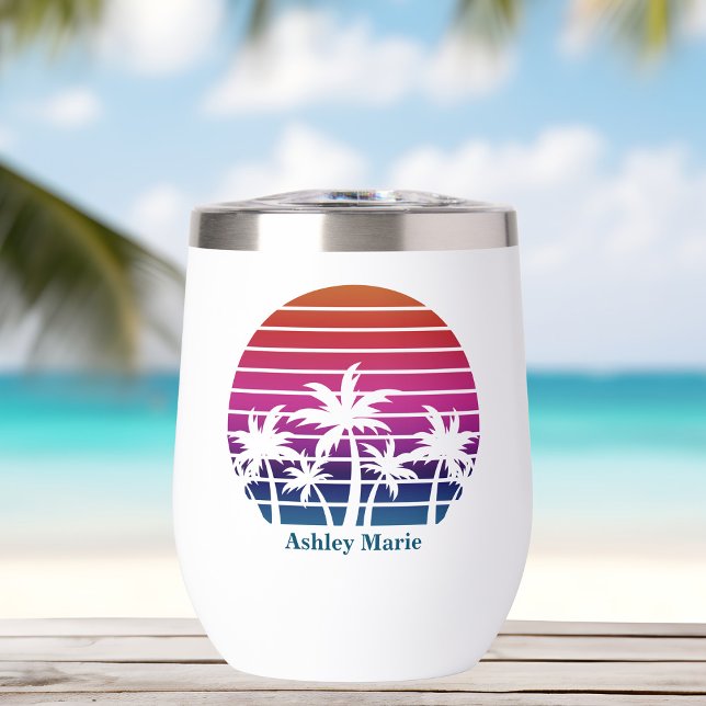 Custom Beach House Cute Tropical Palm Tree (Von Creator hochgeladen)